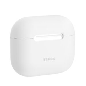Maciņš austiņām Baseus Apple Airpods 3 Super Thin Silicone Case White