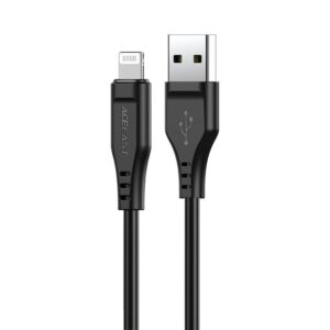 Kabelis Acefast Apple Lightning to USB 1.2m 2.4A MFI Cable Black