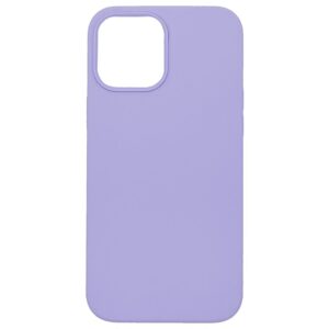 Back panel cover Evelatus Apple iPhone 12 Pro Max Premium Soft Touch Silicone Case Pale Purple