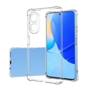 Aizmugurējais vāciņš Evelatus Huawei Nova 9 SE Military Shockproof Silicone Case TPU Transparent