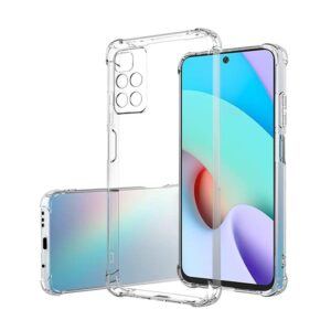 Nugarėlės dėklai Evelatus Xiaomi Poco M4 Pro 5G Military Shockproof Silicone Case TPU Transparent