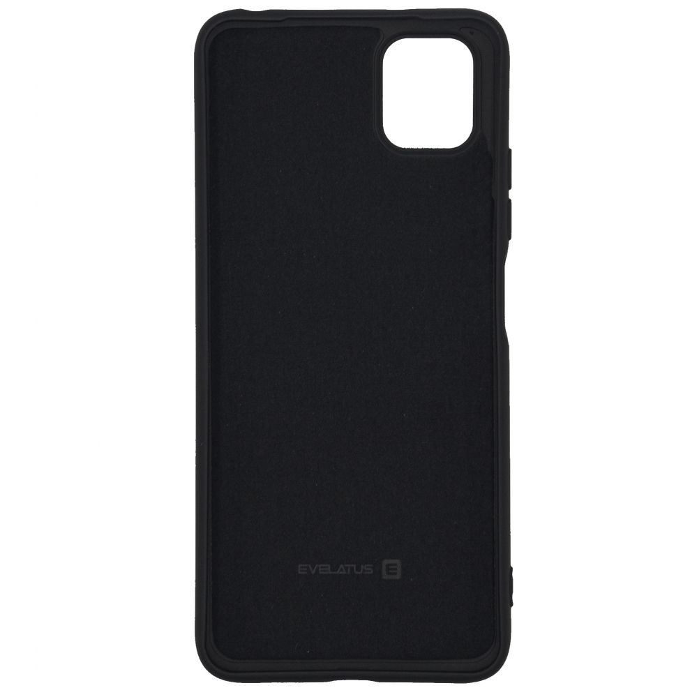 Back panel cover Evelatus Samsung Galaxy A03 Nano Silicone Case Soft Touch TPU Black