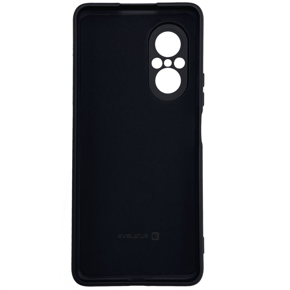 Back panel cover Evelatus Huawei Nova 9 SE Nano Silicone Case Soft Touch TPU Black