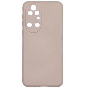 Back panel cover Evelatus Huawei P50 Nano Silicone Case Soft Touch TPU Beige