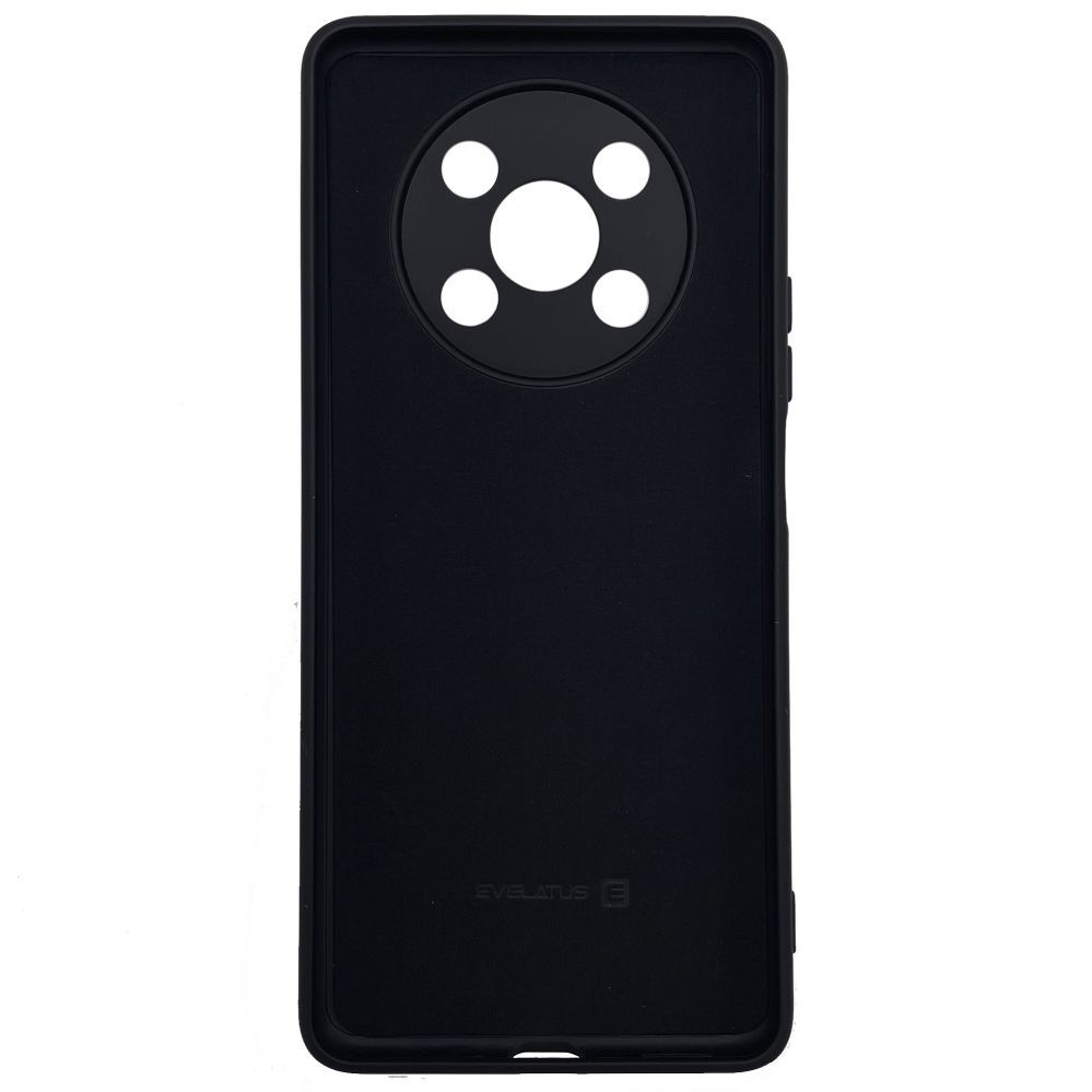 Back panel cover Evelatus Honor Magic4 Lite Nano Silicone Case Soft Touch TPU Black
