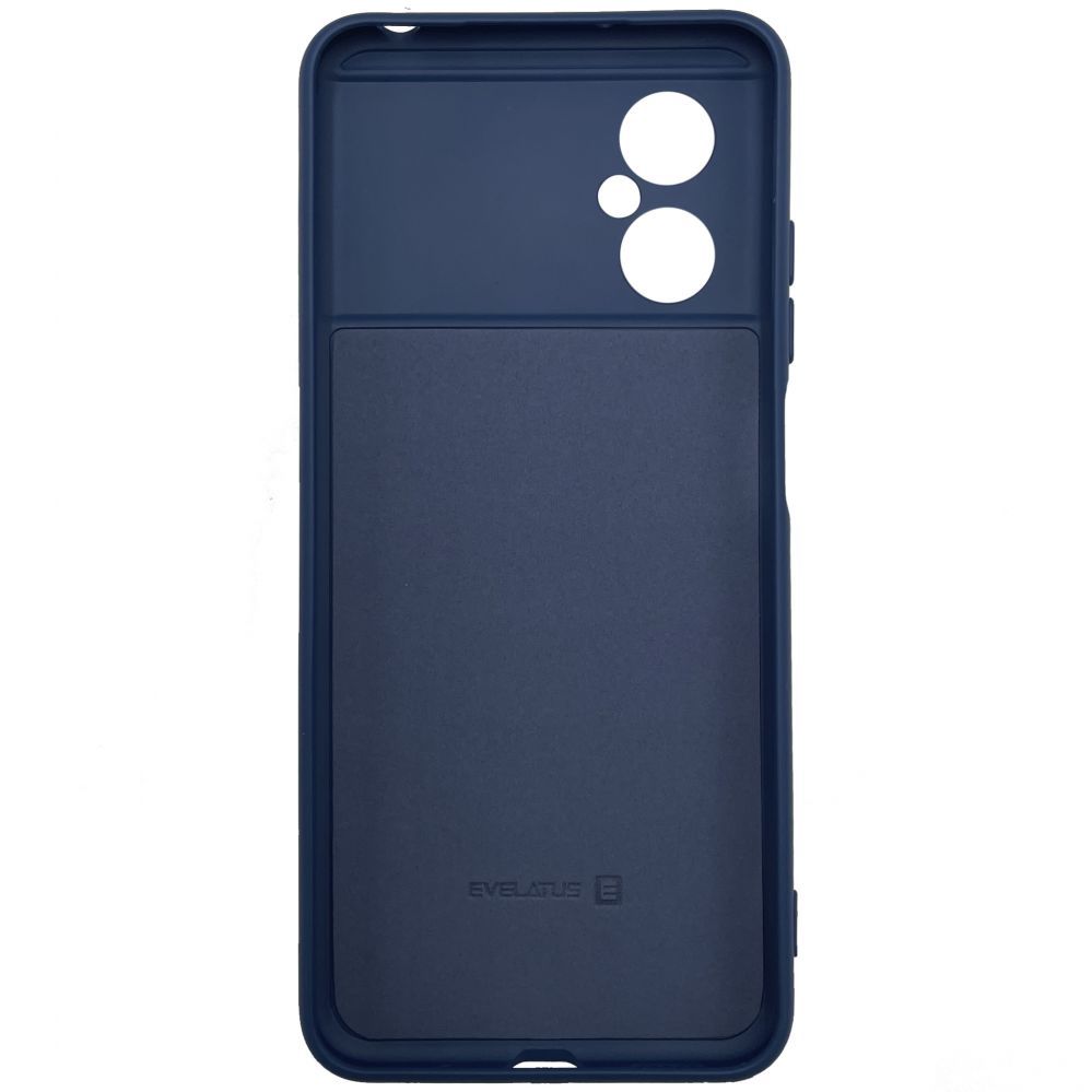 Back panel cover Evelatus Xiaomi Poco M4 5G Nano Silicone Case Soft Touch TPU Blue
