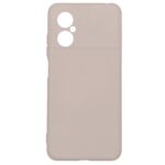 Back panel cover Evelatus Xiaomi Poco M4 5G Nano Silicone Case Soft Touch TPU Beige