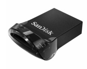 USB atmintinė SanDisk  Ultra Fit USB 3.1 32GB - Small Form Factor Plug & Stay Hi-Speed USB Drive Black
