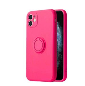 Nugarėlės dėklai iLike Xiaomi Silicone Ring Redmi 9C / 10A Rose