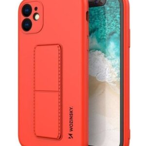 Tagakaaned Wozinsky Apple Kickstand Case flexible silicone iPhone 11 Red