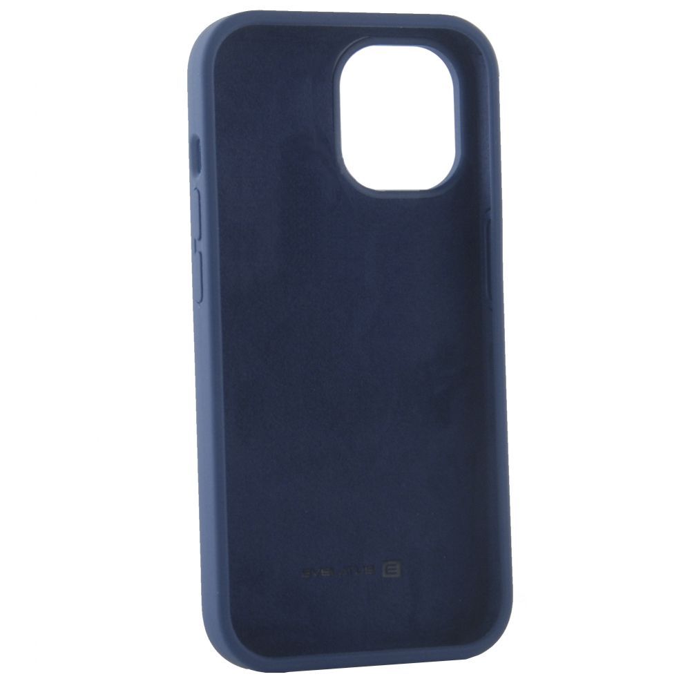 Back panel cover Evelatus Apple iPhone 14 6.1 Premium Soft Touch Silicone Case Deep Navy