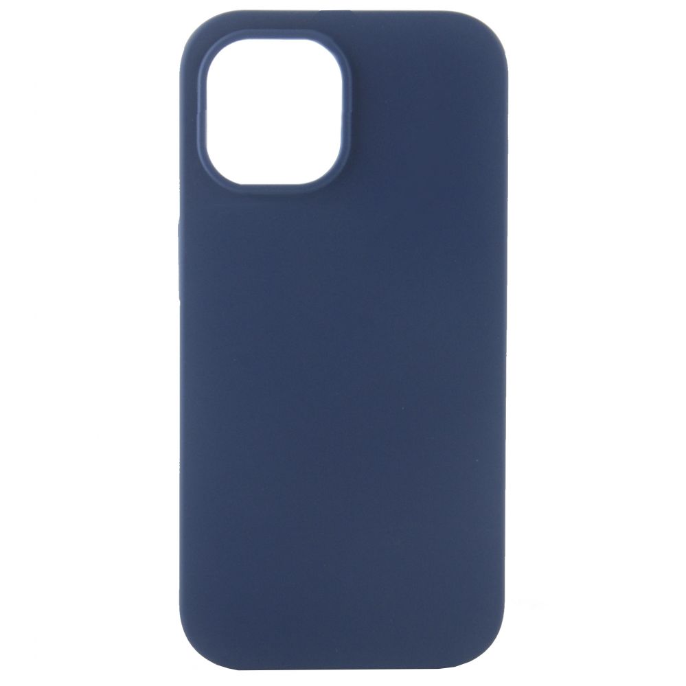 Back panel cover Evelatus Apple iPhone 14 6.1 Premium Soft Touch Silicone Case Deep Navy