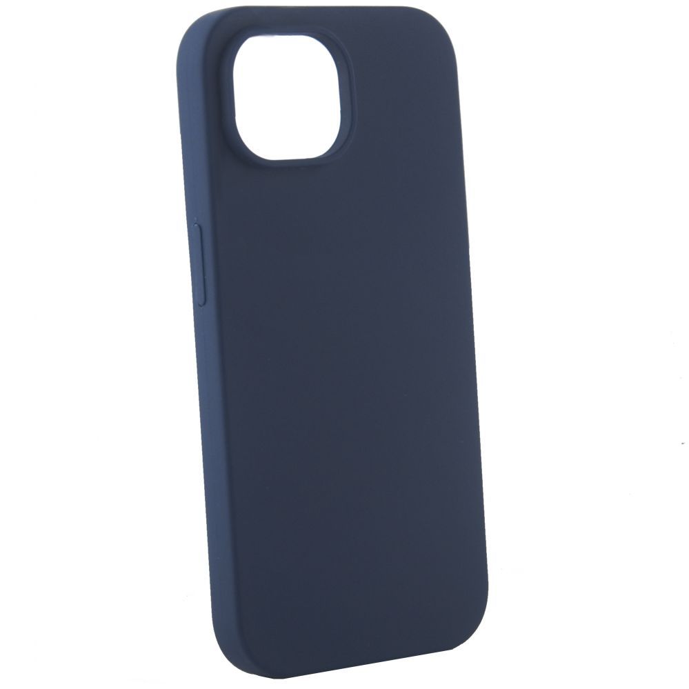 Back panel cover Evelatus Apple iPhone 14 6.1 Premium Soft Touch Silicone Case Deep Navy