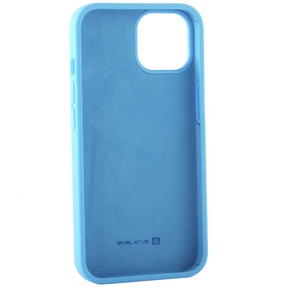 Back panel cover Evelatus Apple iPhone 14 Plus 6.7 Premium Soft Touch Silicone Case Sky Blue