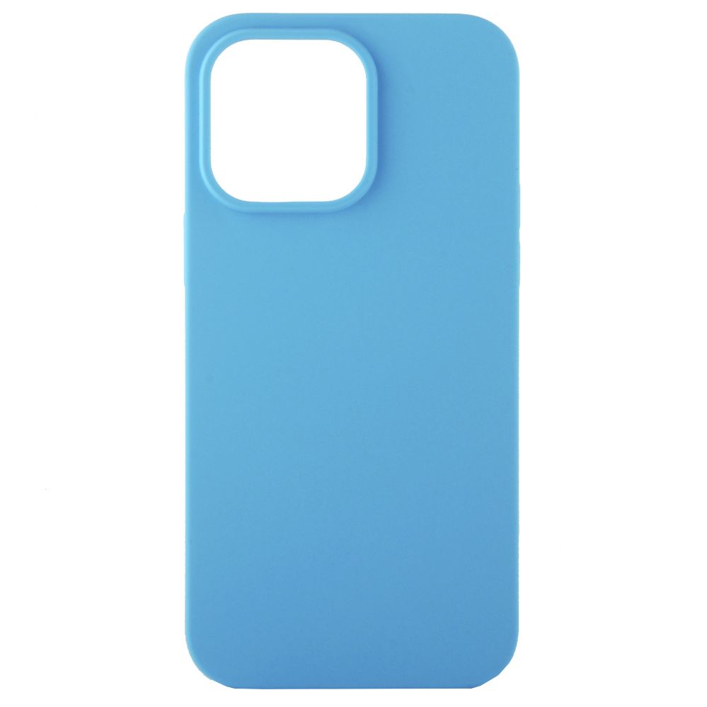 Back panel cover Evelatus Apple iPhone 14 Plus 6.7 Premium Soft Touch Silicone Case Sky Blue