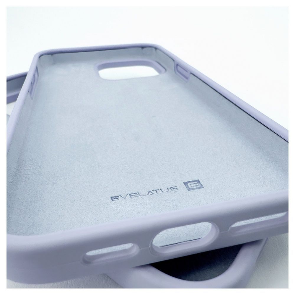 Tagakaaned Evelatus Apple iPhone 14 Pro 6.1 Premium Soft Touch Silicone Case Lilac