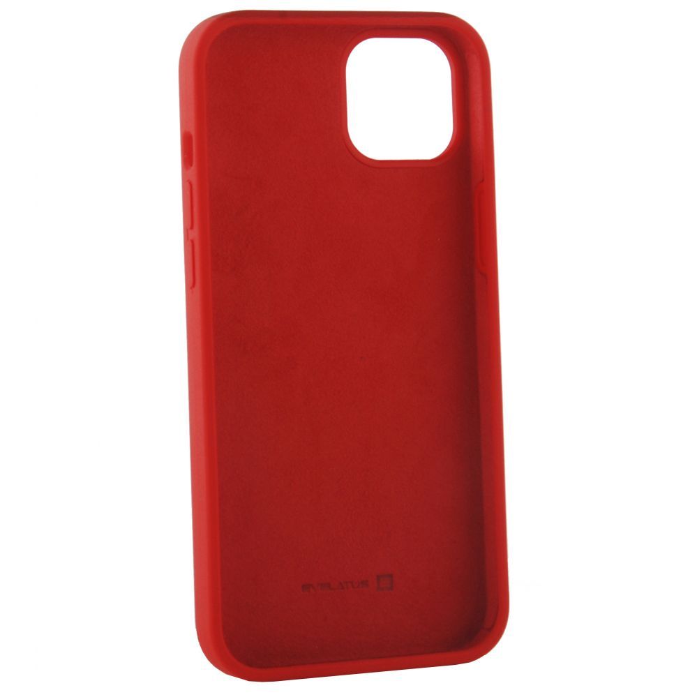Back panel cover Evelatus Apple iPhone 14 Pro 6.1 Premium Soft Touch Silicone Case Red