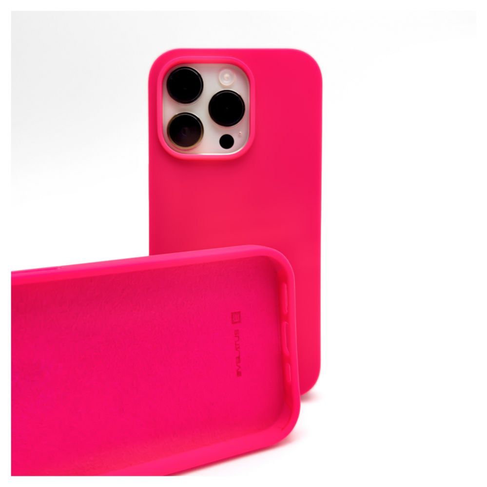 Tagakaaned Evelatus Apple iPhone 14 Pro 6.1 Premium Soft Touch Silicone Case Rosy Red