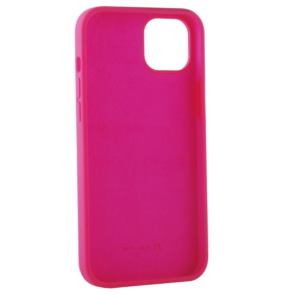 Tagakaaned Evelatus Apple iPhone 14 Pro 6.1 Premium Soft Touch Silicone Case Rosy Red