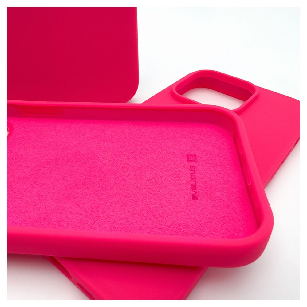 Tagakaaned Evelatus Apple iPhone 14 Pro 6.1 Premium Soft Touch Silicone Case Rosy Red