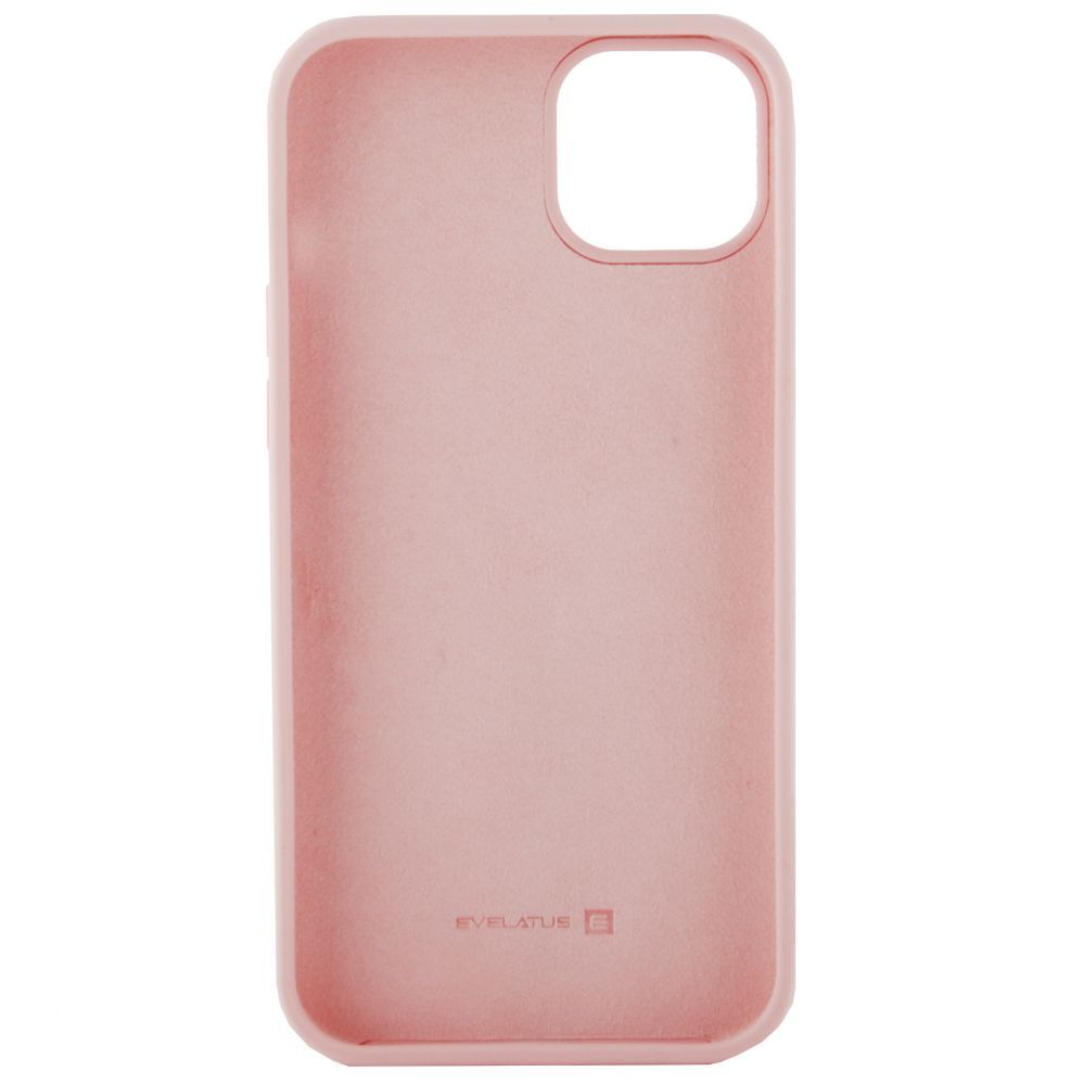 Tagakaaned Evelatus Apple iPhone 14 Pro Max 6.7 Premium Soft Touch Silicone Case Light Pink