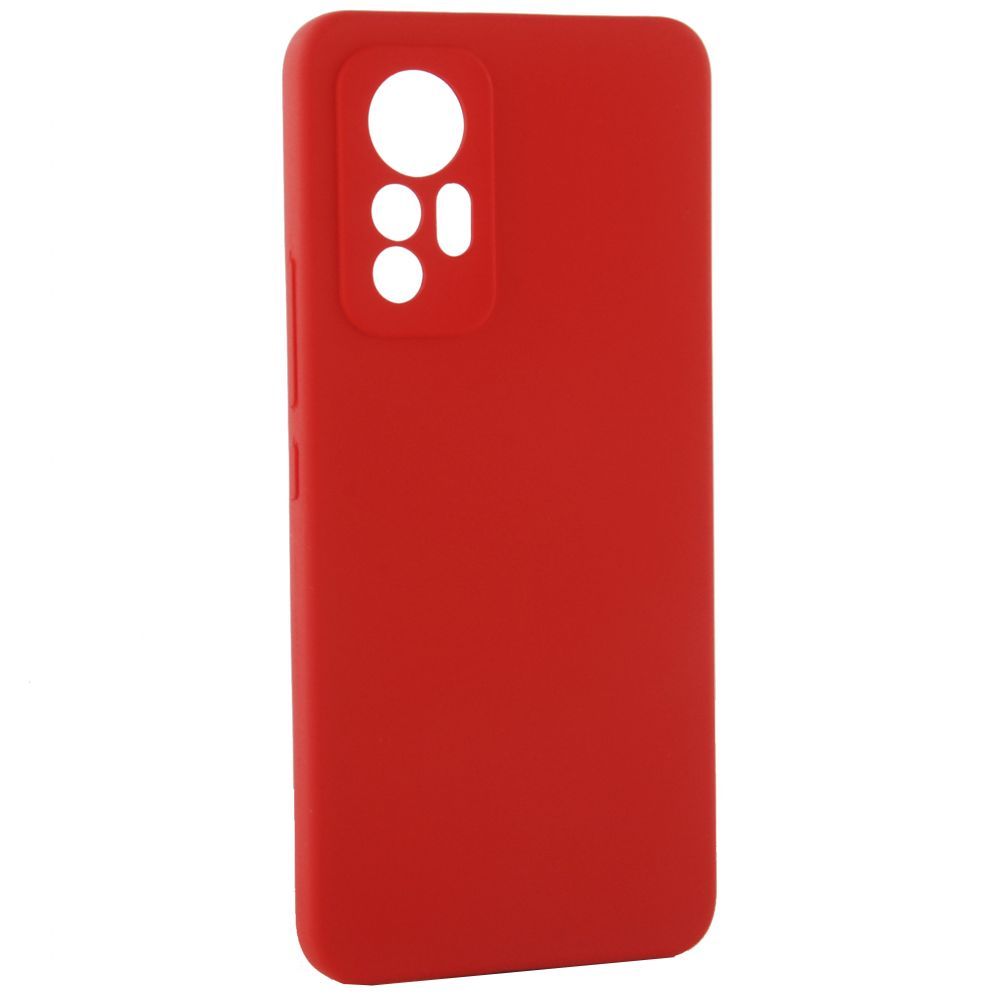 Back panel cover Evelatus Xiaomi 12 Lite Premium Soft Touch Silicone Case Red