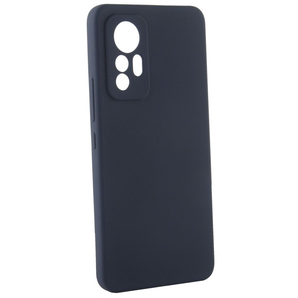 Back panel cover Evelatus Xiaomi 12 Lite Premium Soft Touch Silicone Case Midnight Blue
