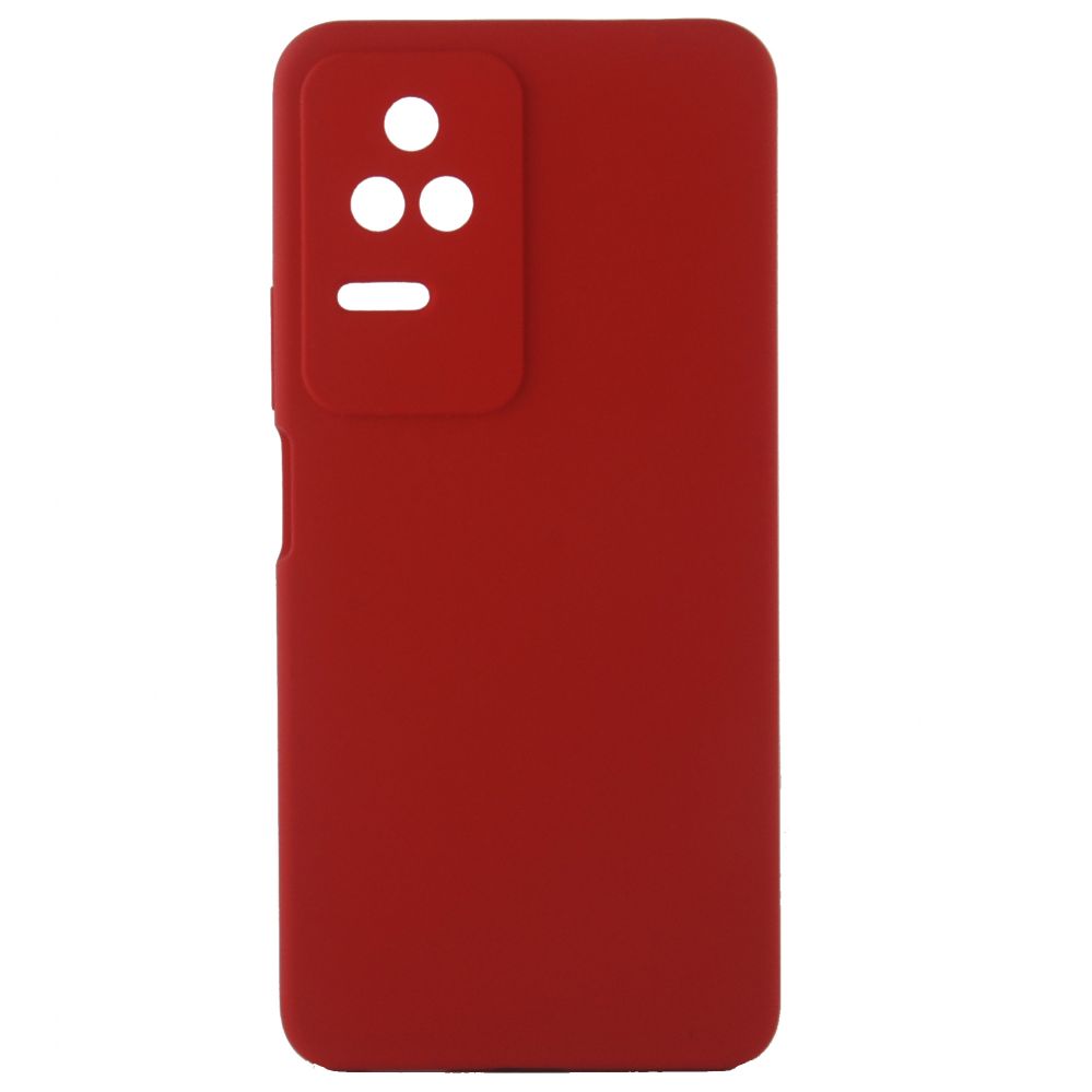 Back panel cover Evelatus Xiaomi POCO F4 Premium Soft Touch Silicone Case Red