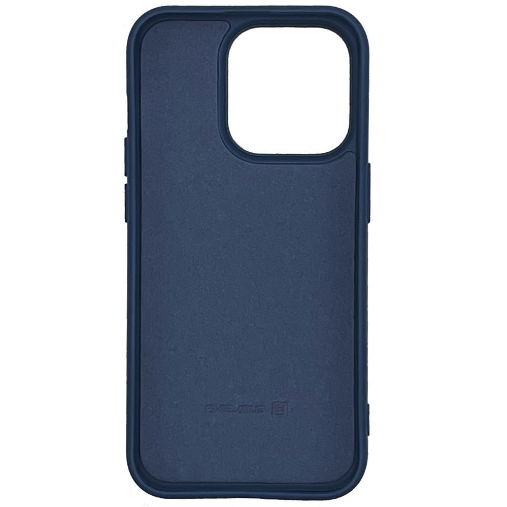 Back panel cover Evelatus Apple iPhone 14 Pro 6.1 Nano Silicone Case Soft Touch TPU Blue
