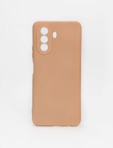 Back panel cover Evelatus Huawei Nova Y70 Nano Silicone Case Soft Touch TPU Beige