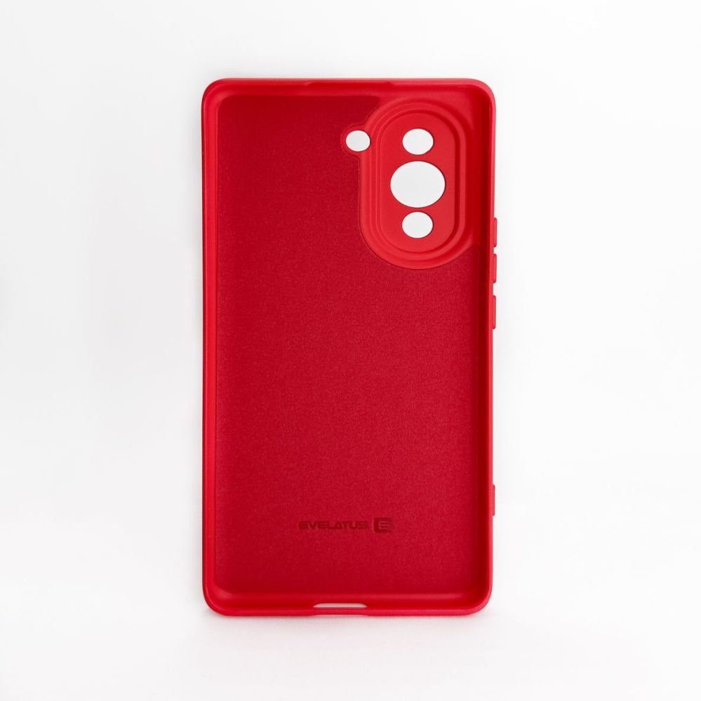Back panel cover Evelatus Huawei Nova 10 Pro Nano Silicone Case Soft Touch TPU Red