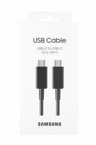 Kabelis Samsung  Samsung 1.8m Cable 5A Black