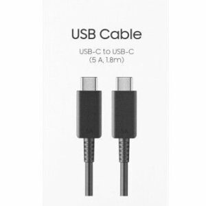 Kabelis Samsung  Samsung 1.8m Cable 5A Black