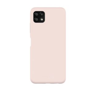Nugarėlės dėklai Evelatus Samsung Galaxy A22 5G Premium Soft Touch Silicone Case Pink Sand