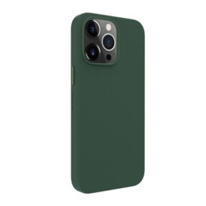 Aizmugurējais vāciņš Evelatus Apple iPhone 14 Pro Genuine Leather case with MagSafe Dark Green