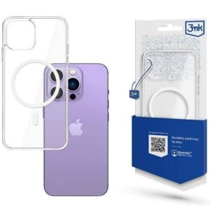 Back panel cover 3MK Apple iPhone 14 Pro MagSafe Case Transparent