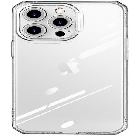 Back panel cover iLike Apple iPhone 14 Pro Max Armor Antishock Case Transparent