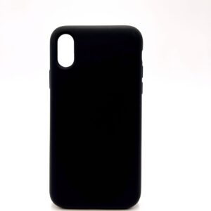 Back panel cover Evelatus Apple iPhone X/XS Premium Soft Touch Silicone Case Black