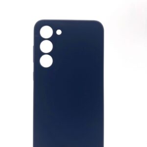 Back panel cover Evelatus Samsung Galaxy S23 Premium Magsafe Soft Touch Silicone Case New Function Midnight Blue
