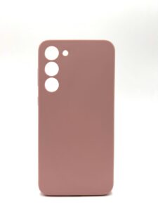 Back panel cover Evelatus Samsung Galaxy S23 Plus Premium Soft Touch Silicone Case Beige