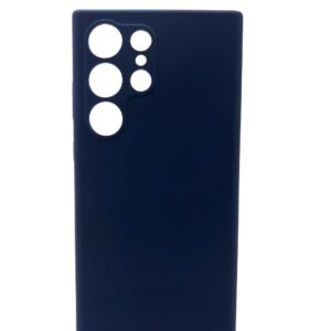Back panel cover Evelatus Samsung Galaxy S23 Ultra Premium Magsafe Soft Touch Silicone Case New Function Midnight Blue