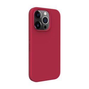 Back panel cover Evelatus Apple iPhone 14 Pro 6.1 Premium Soft Touch Silicone case Red