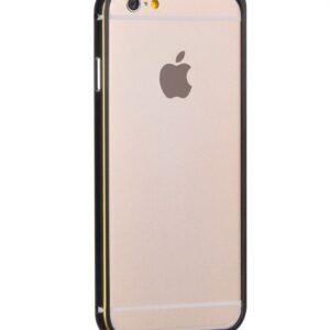 Tagakaaned Hoco Apple Apple iPhone 6 / 6s  Blade Series Fedora Metal Bumper Black