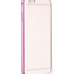 Back panel cover Apple  Apple iPhone 6 / 6S  Blade Series Hippocampal Buckle Metal Bumper HI-T025 Pink