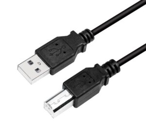 Cable Logilink  CU0007B USB 2.0 cable 2 m, USB 2.0 B (male), USB 2.0 A (male) 