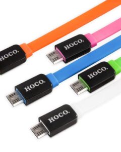Kabelis Hoco  UPM02 Colorful priekš Micro Usb roza
