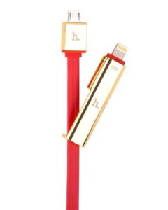 Cable Hoco Universal UPL14 Lipstick series charging cable to in one (apple with micro usb) sarkans