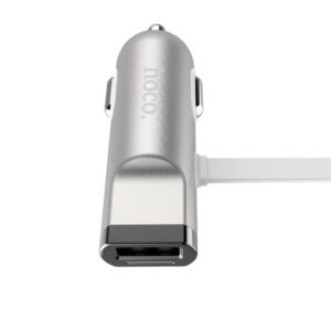 Autolaadijad Hoco Universal UCL01 Multifunction apple+micro usb Silver