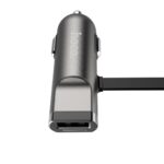 Auto charger Hoco Universal UCL01 Multifunction apple+micro usb Gray
