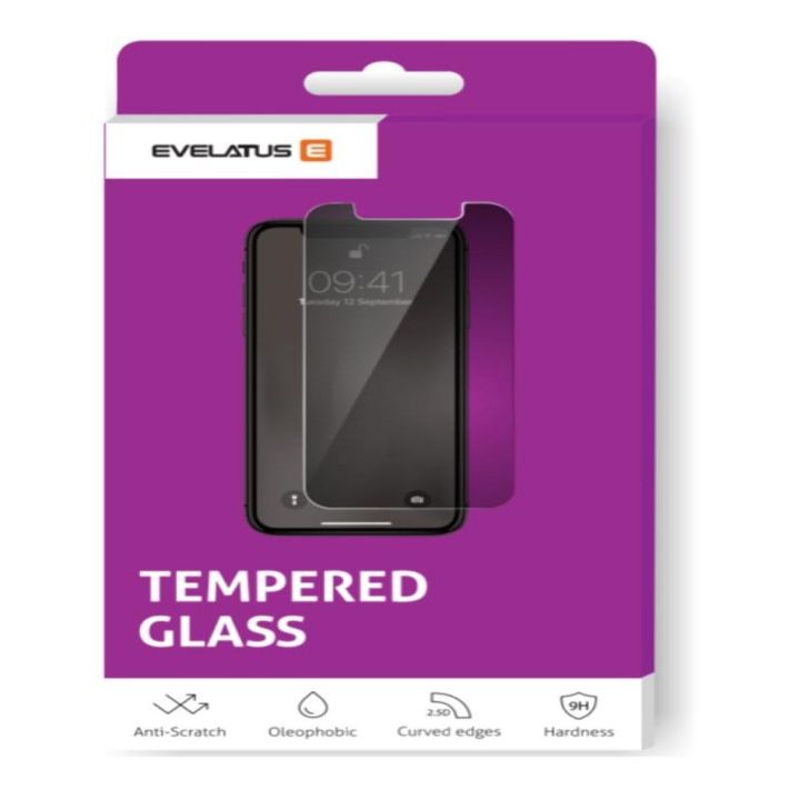 Protective glass Evelatus Samsung Galaxy S6 Edge Black Frame